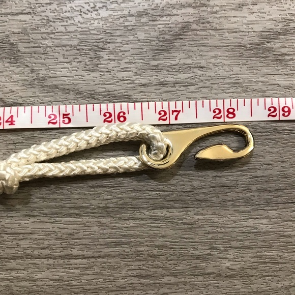 Beautiful vintage rope white, cream and gold belt - Picture 4 of 8